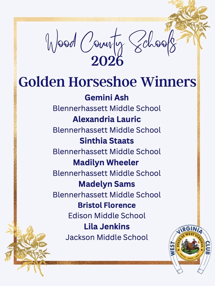 Wood County Schools Golden Horseshoe Winners