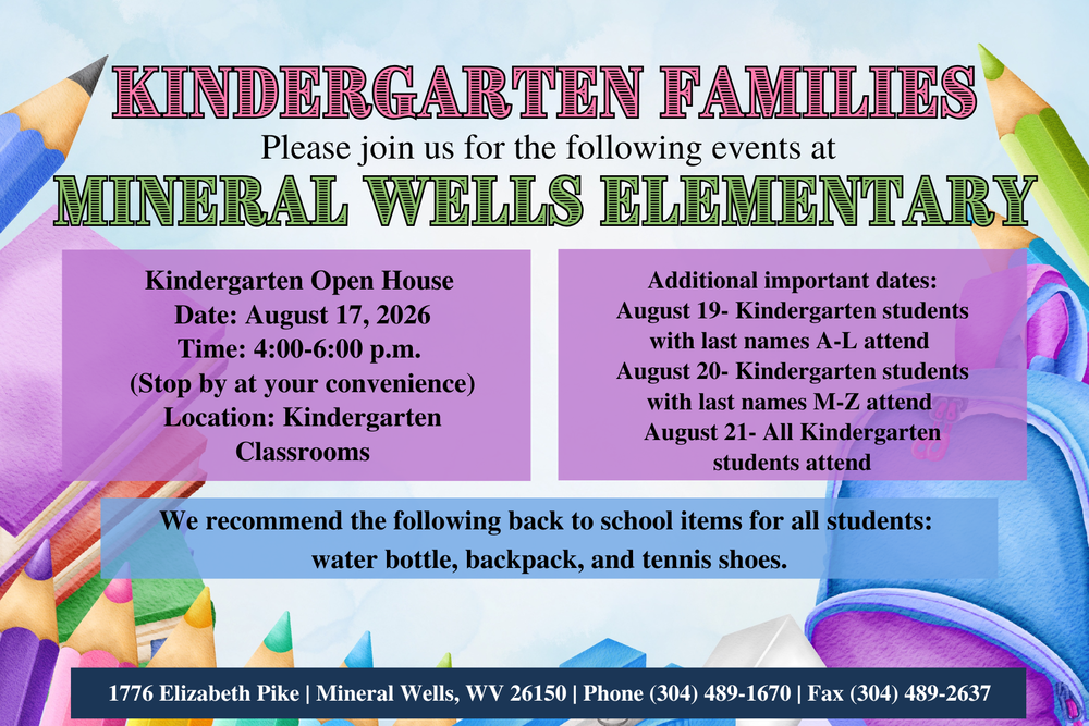 Mineral Wells Kindergarten Families