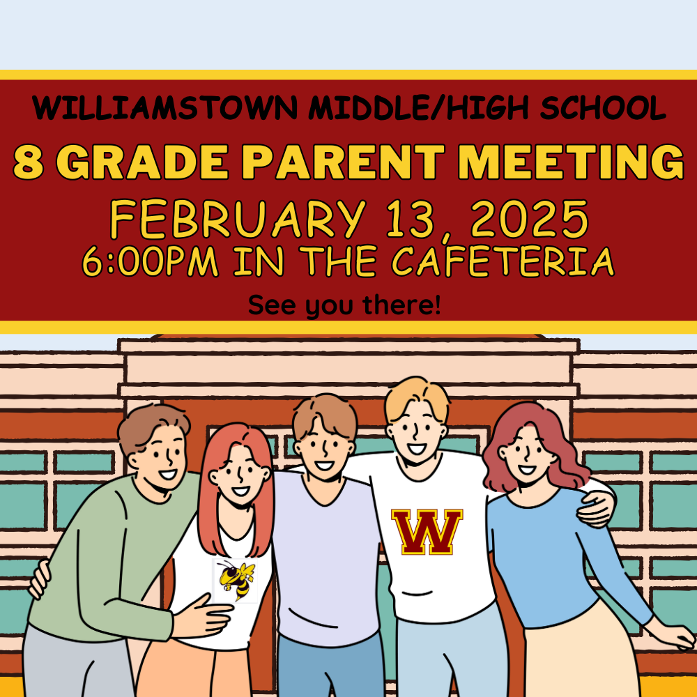 8th Grade meeting tomorrow