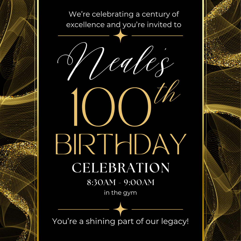 100th Birthday Teacher Invite