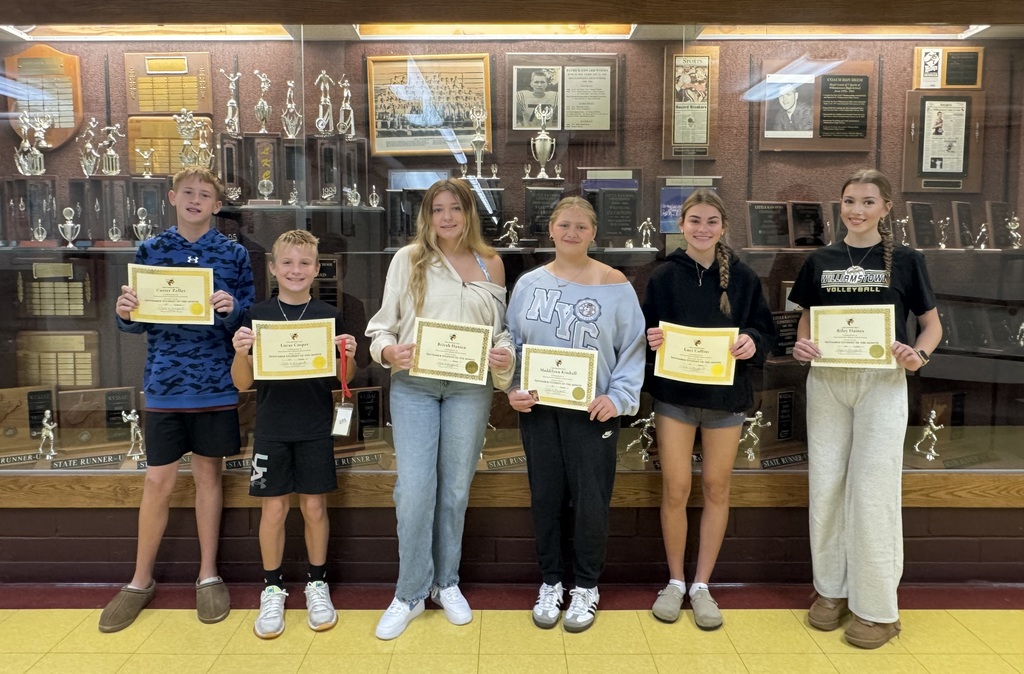 September Student of the Month picture