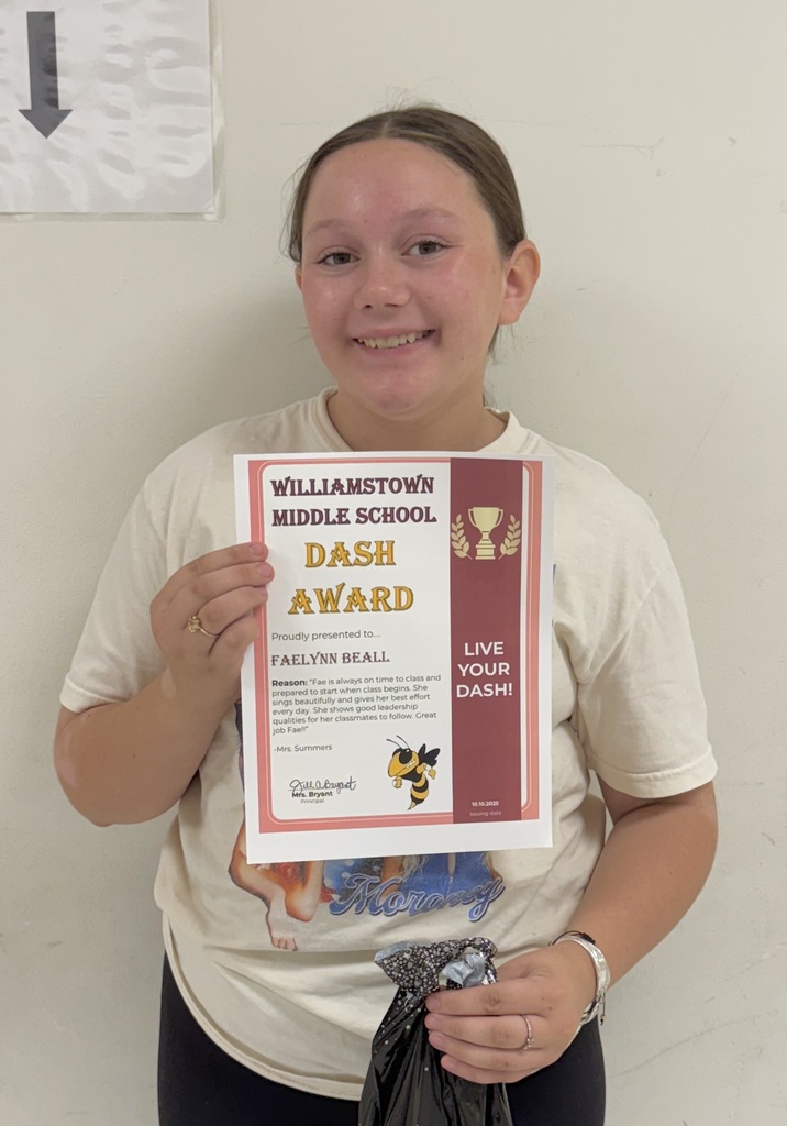 Dash winner- 7th grade