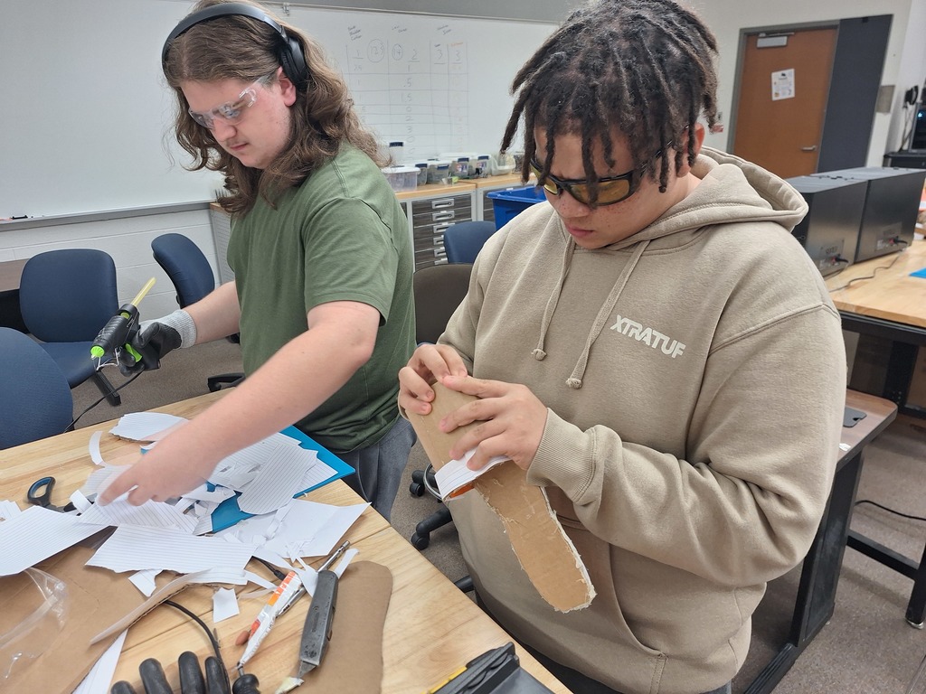 Building their shoe!