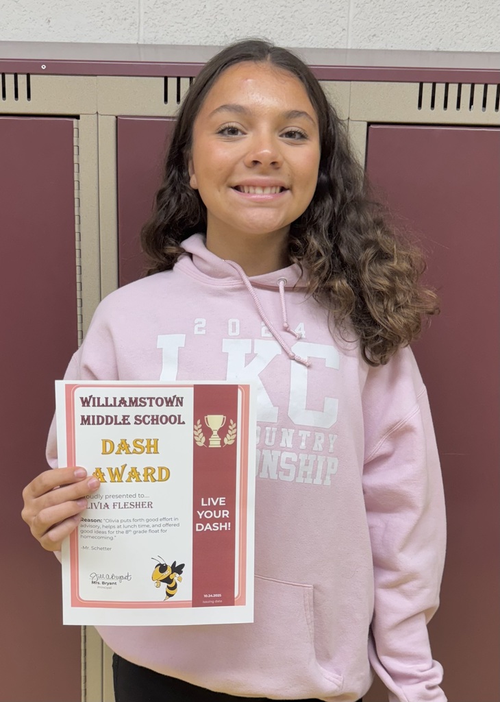 Dash picture 8th grade