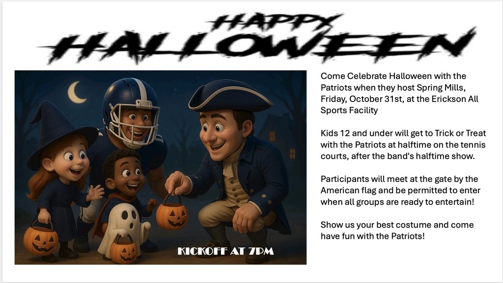 Friday Football Trick or Treat