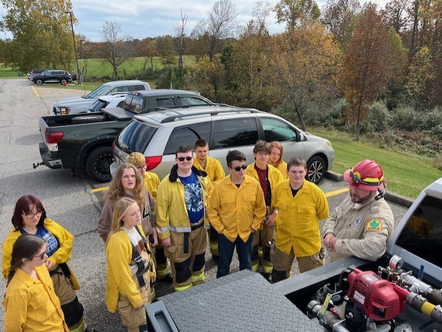 Fire and Emergency Mgt. Classes with the WV Dept. of Forestry