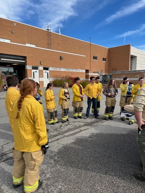 Fire and Emergency Mgt. Classes with the WV Dept. of Forestry