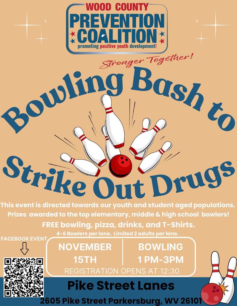 bowling bash to strike out drugs flyer
