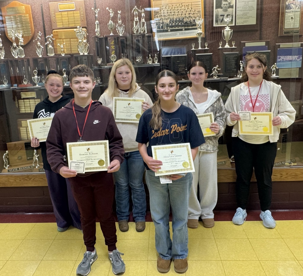 October Students of the Month