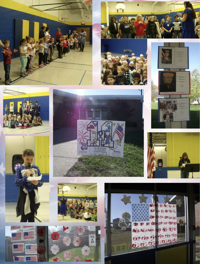 Collage of pics featuring the Artsbridge 11th hour sign