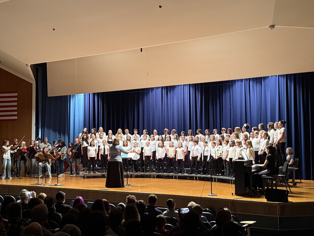 choir performing on stage