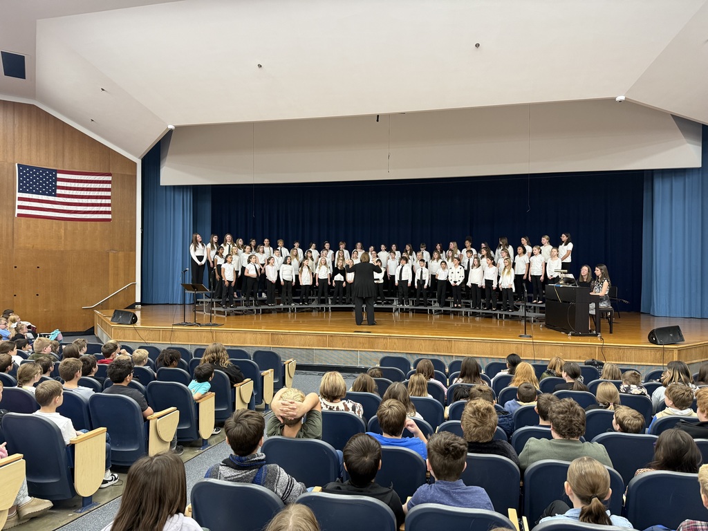 choir performing on stage