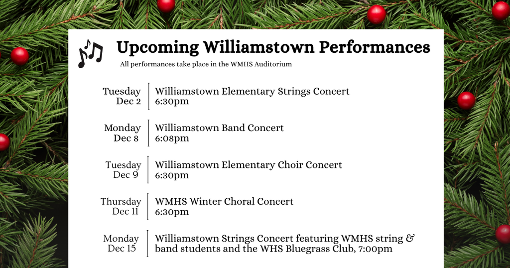 Upcoming Performances