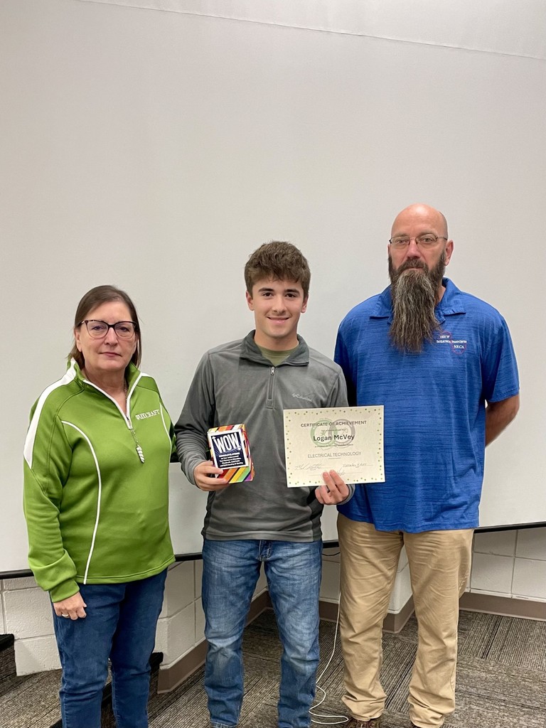 Ms. Matheny, Logan McVey and Mr. Holbert