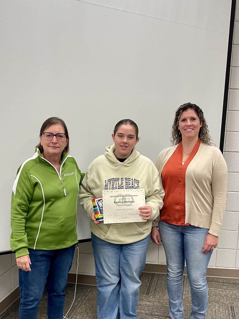 Ms. Matheny, Emillia Weltner and Ms. Poling