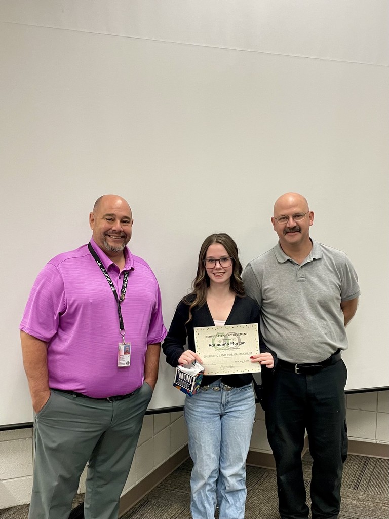 Mr. Miller, Adriaunna Morgan and Mr. Werry