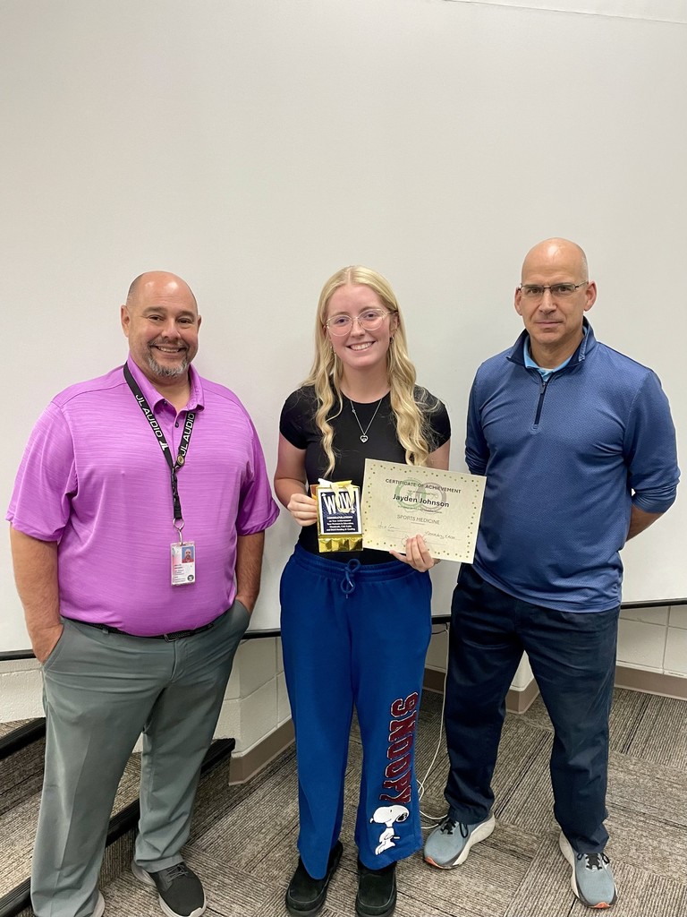 Mr. Miller, Jayden Johnson and Mr. Leaman