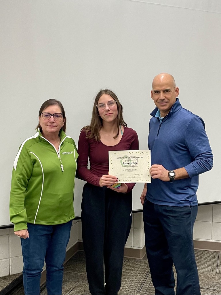 Ms. Matheny, Ryanne Erb and Mr. Leaman