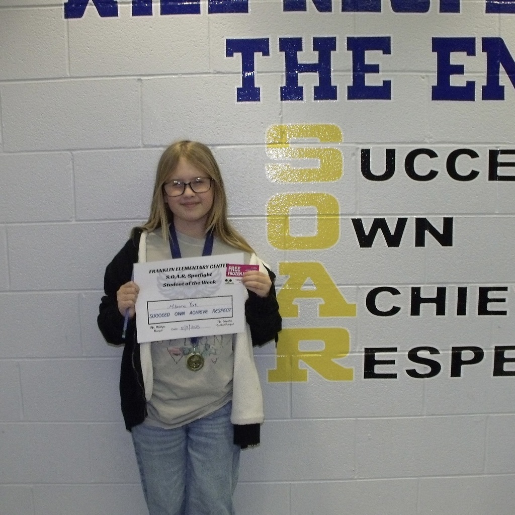 SOAR Student of the week 12.8.25