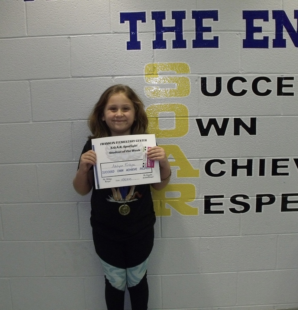 SOAR Student of the week 12.8.25