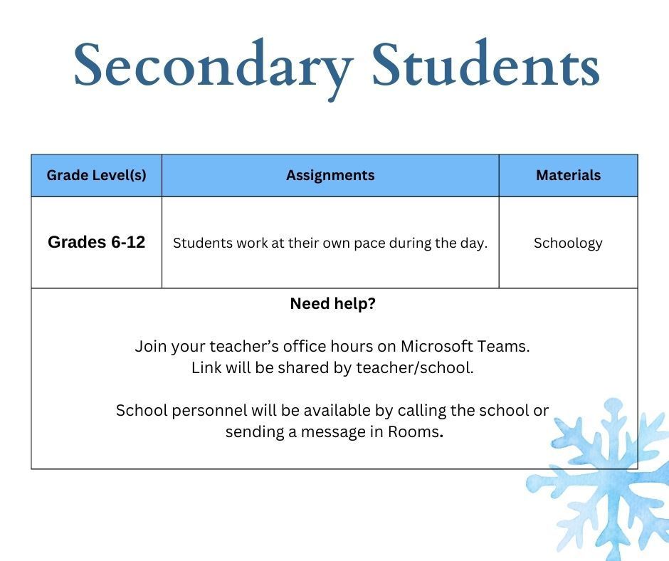 information about non-traditional school day