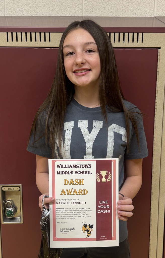 DASH 8th grade winner