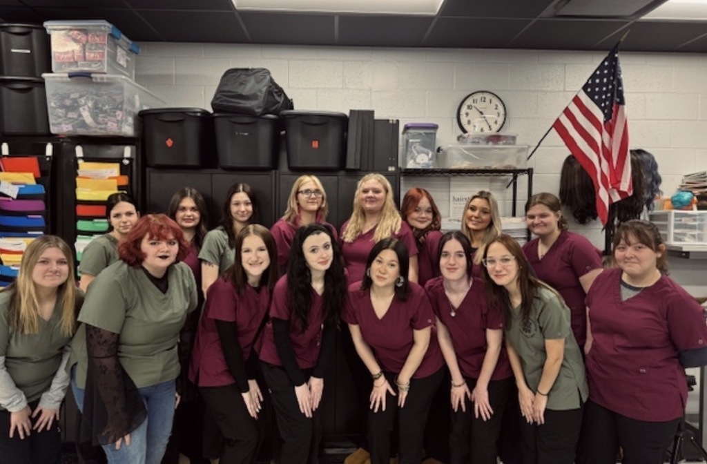 A group of highly motivated teenage girls building their clientele early into their careers in the beauty industry