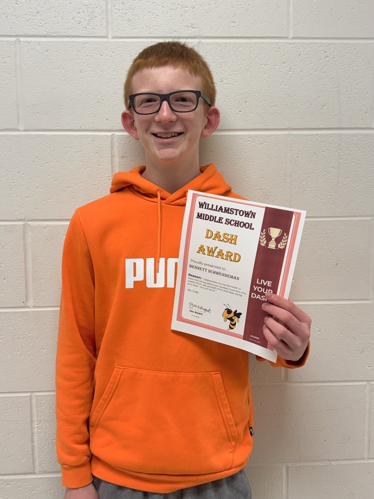 DASH 7th grade winner