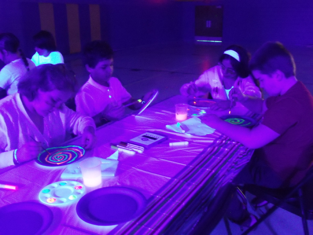 Top Secret Glow Painting