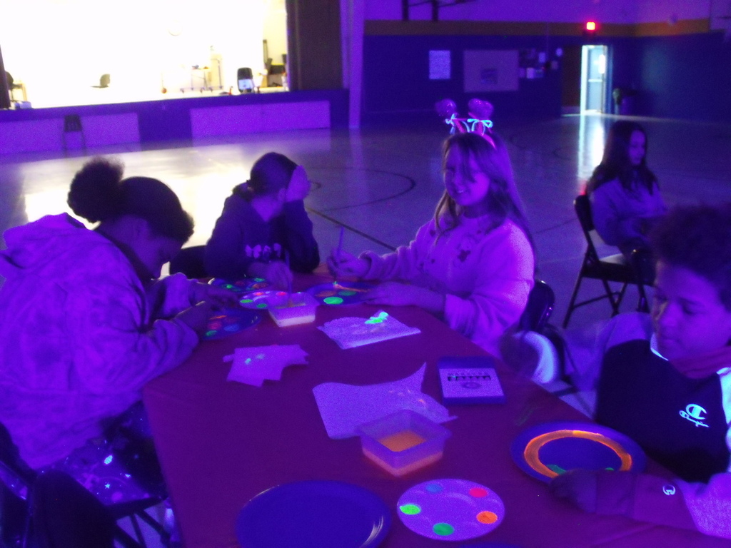 Top Secret Glow Painting