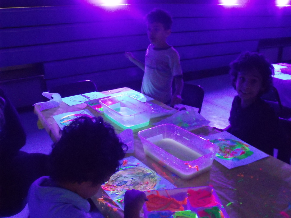 Top Secret Glow Painting