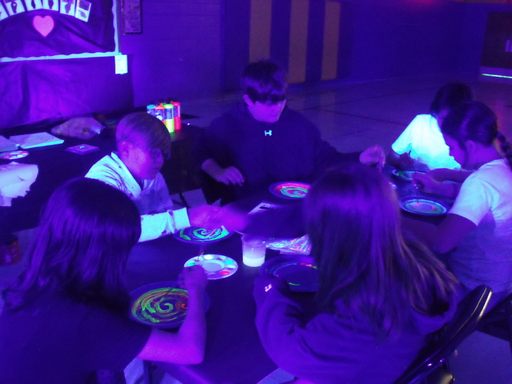 Top Secret Glow Painting