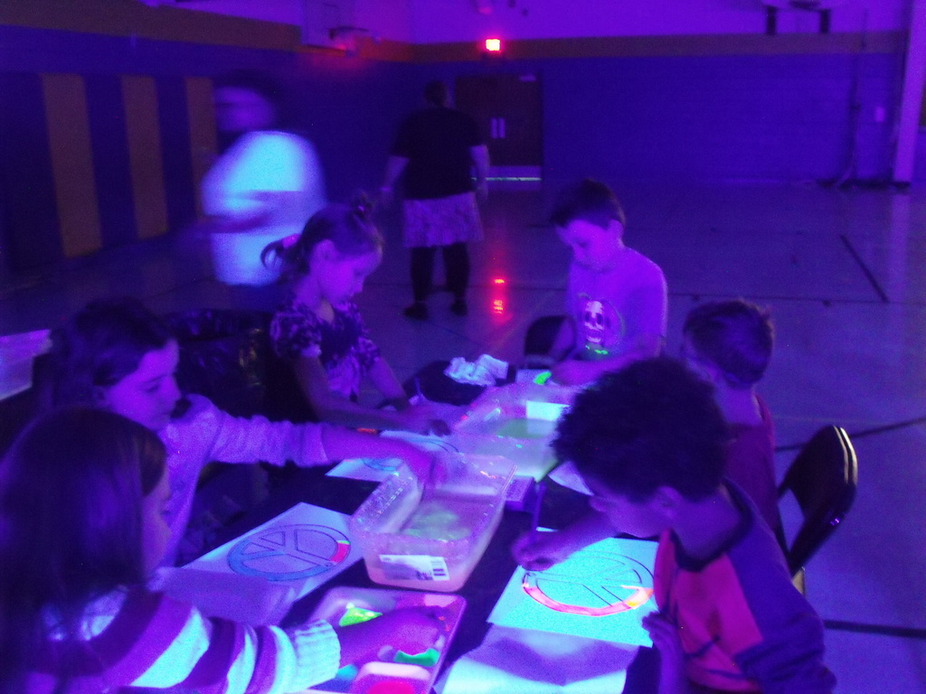 Top Secret Glow Painting