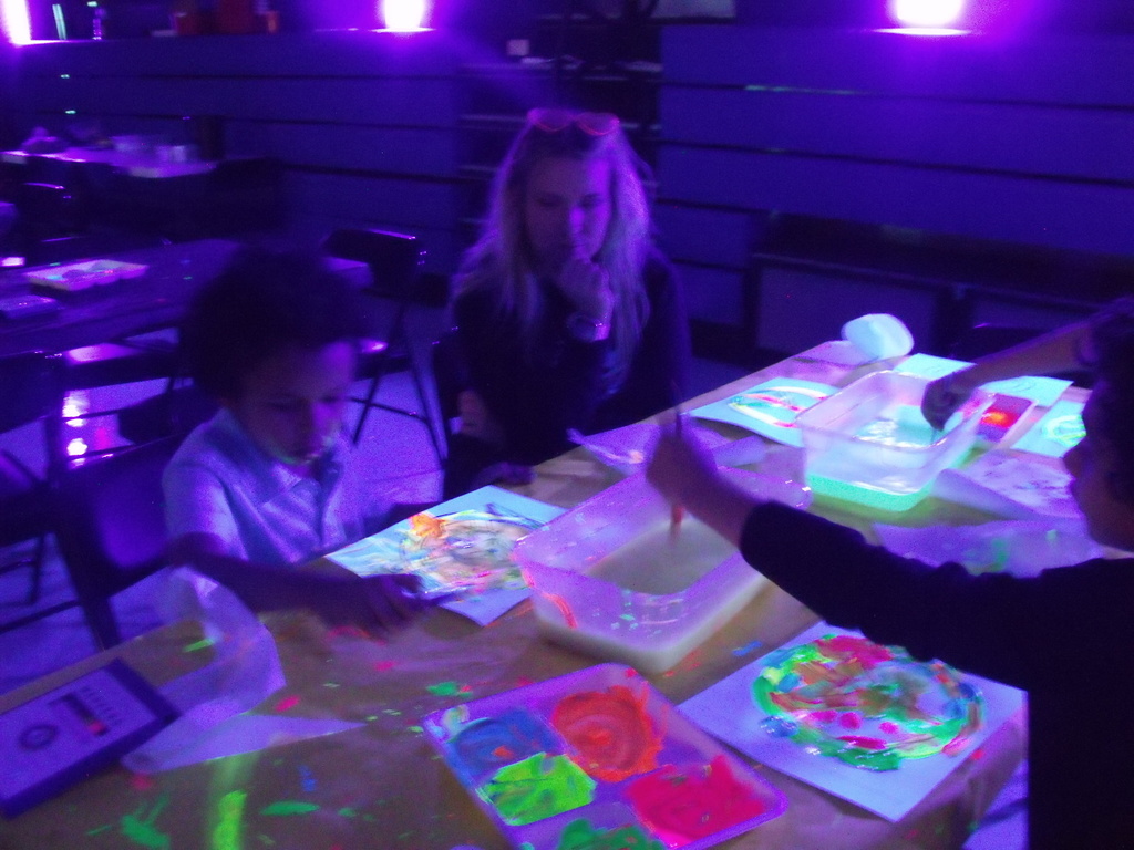 Top Secret Glow Painting