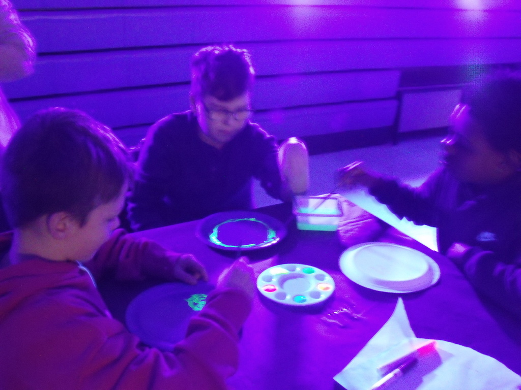 Top Secret Glow Painting