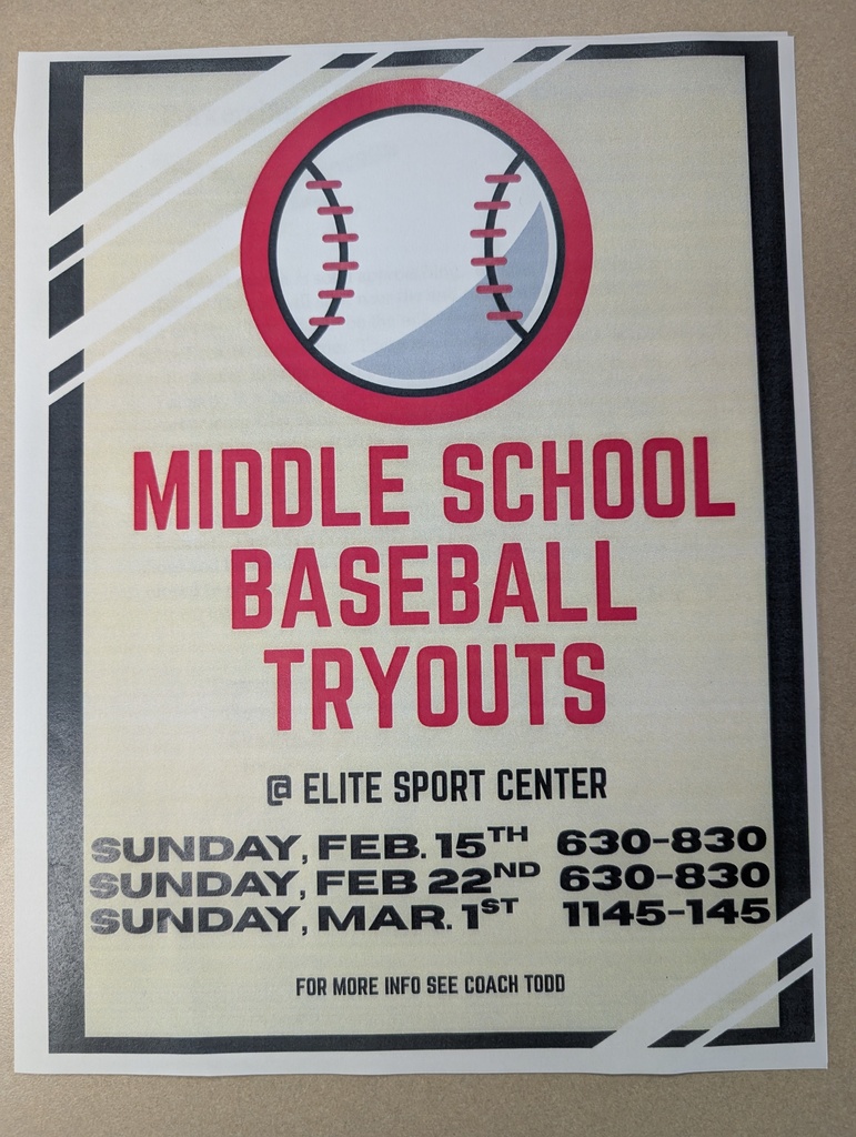Middle School Baseball Tryouts 