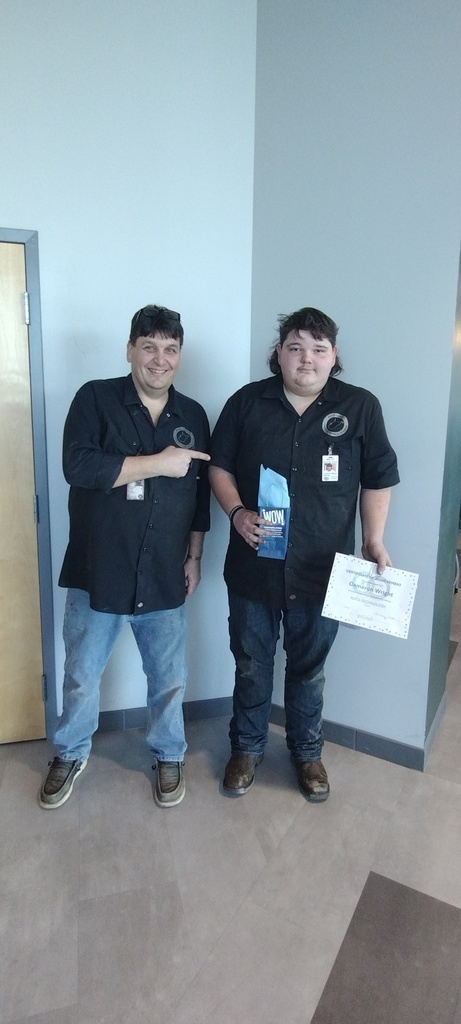 Mr. Cottrille and  Cameron Wright