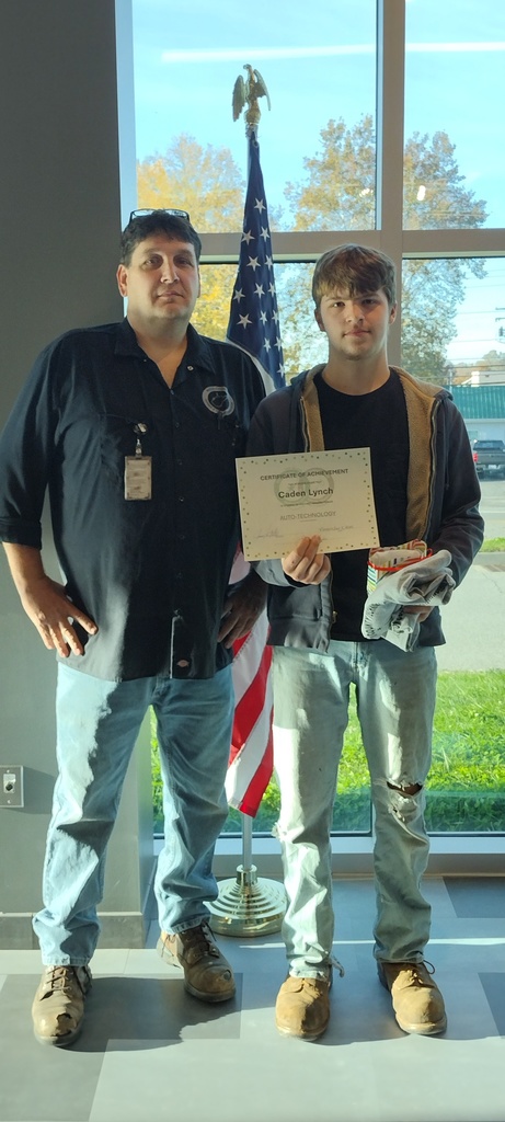 Mr. Cottrille and Caden Lynch