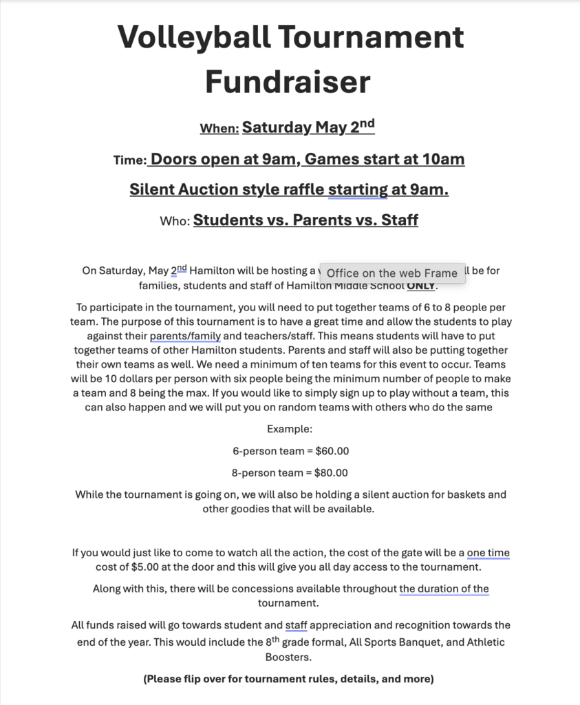 We are super excited to host this fundraising event!!!  