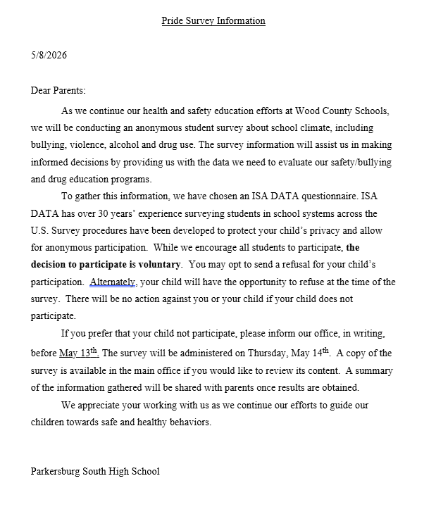 opt out pride survey