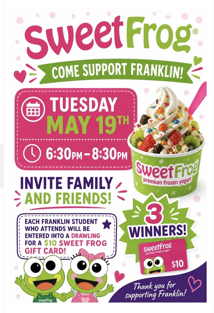 Sweet Frog Fundraiser