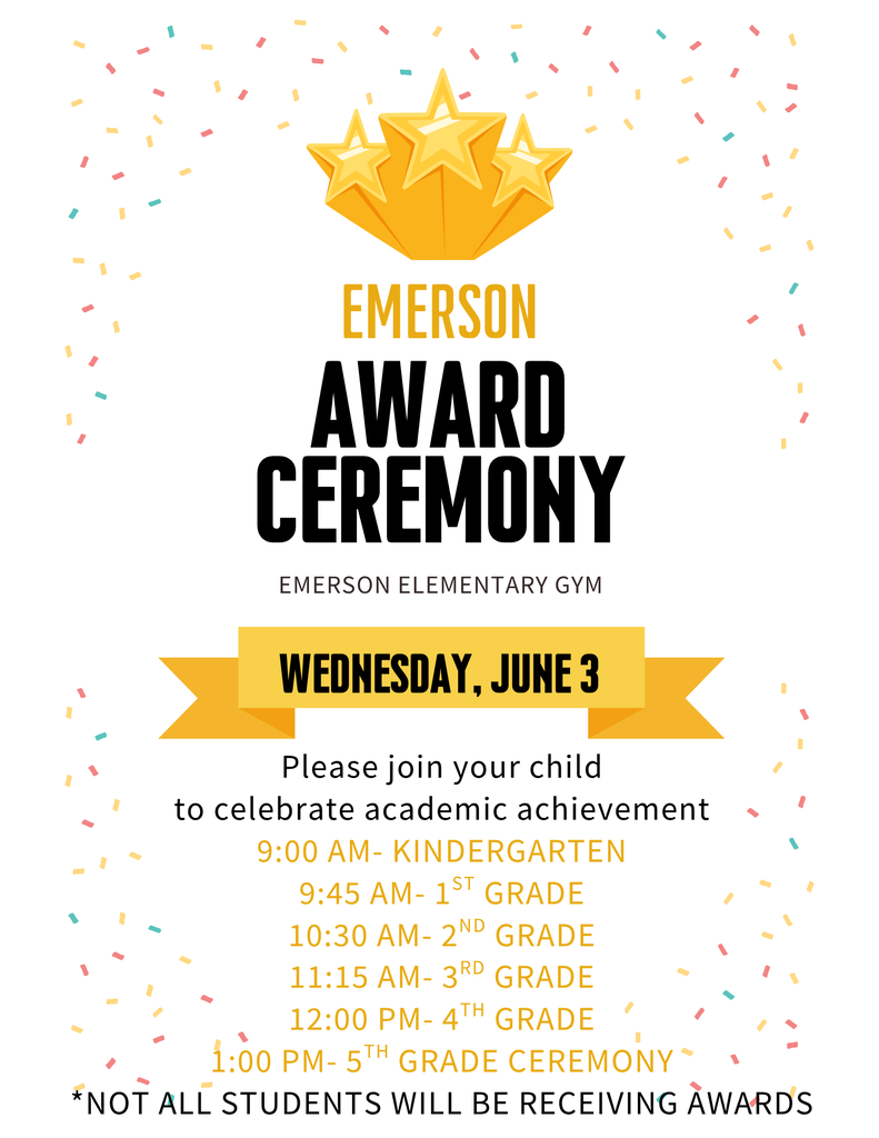 Awards- June 3