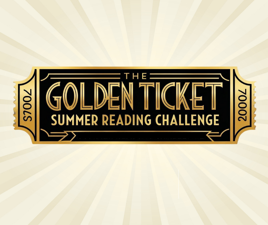 golden ticket summer reading challenge Logo