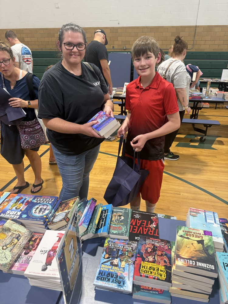 students with books
