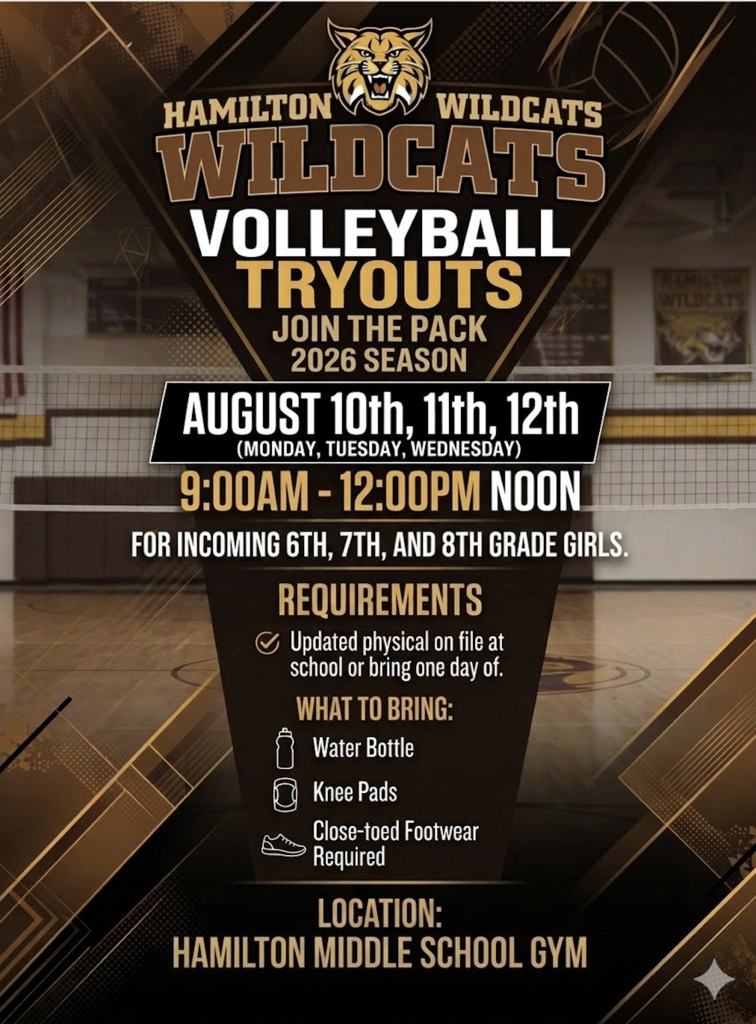 LADIES, VOLLEYBALL TRYOUTS ARE HERE, SEE THE ATTACHED FLYER FOR INFORMATION! PLEASE SHARE!