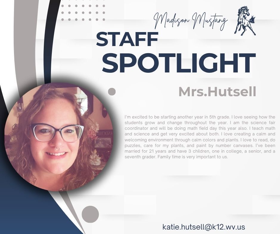 Hello Mrs. Hutsell!