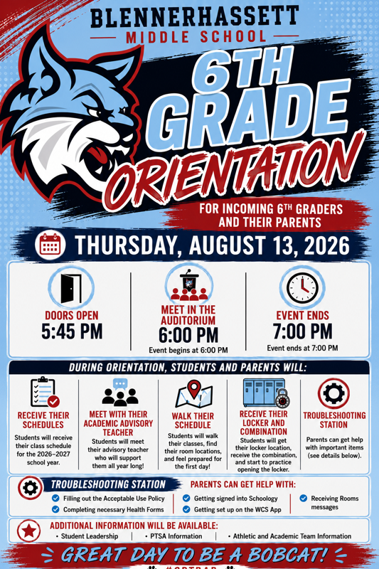 6th Grade Orientation 2026
