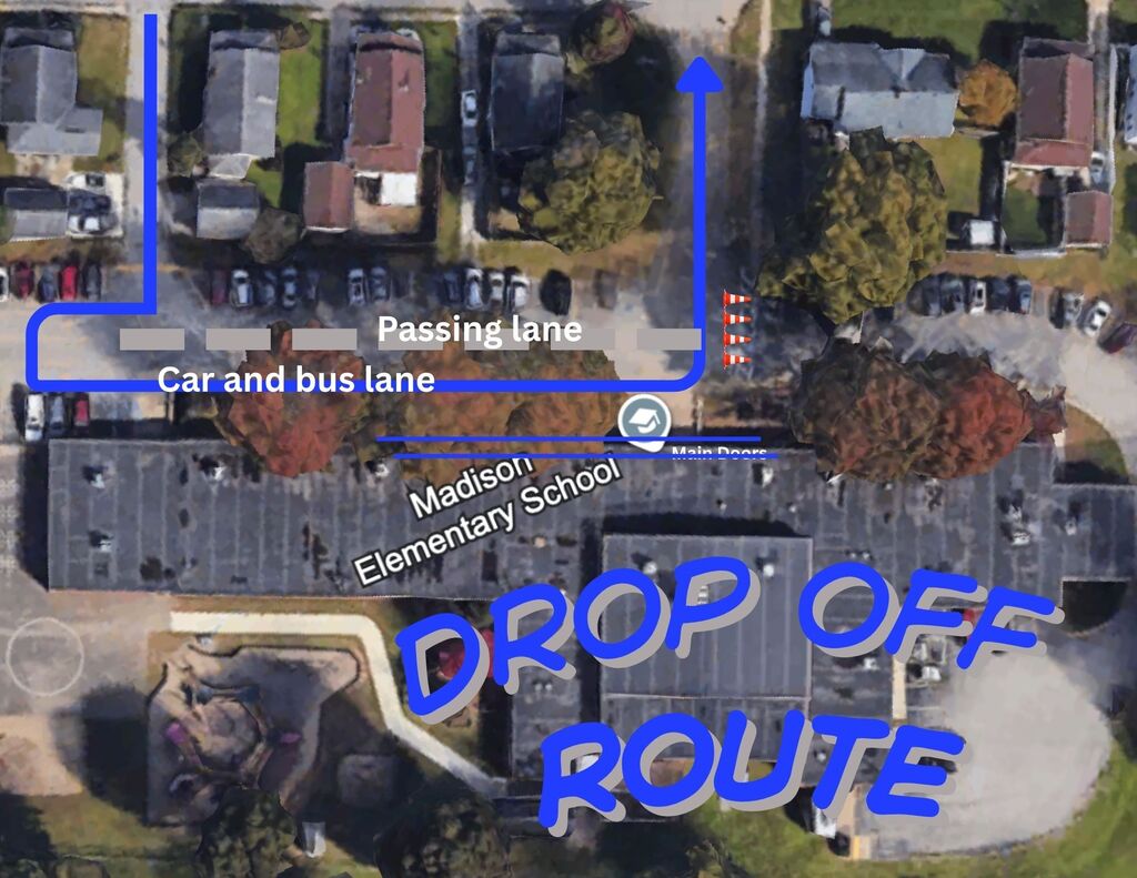 drop off route