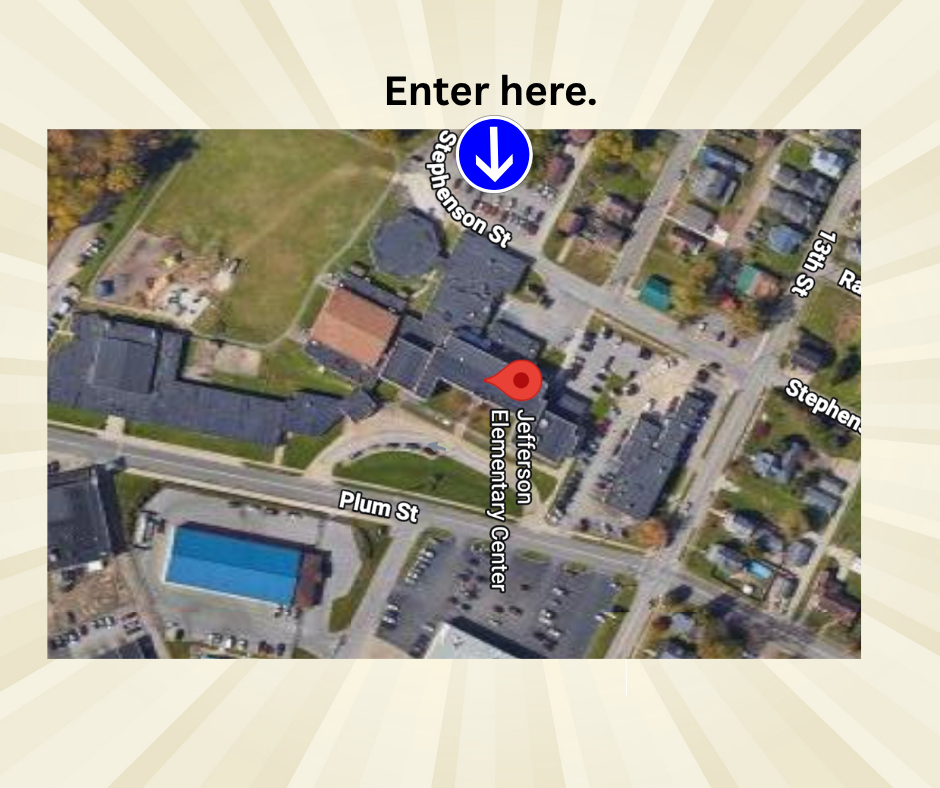 map of jefferson elementary center