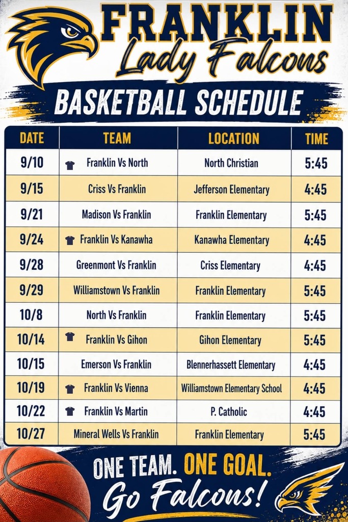 Girls Basketball Schedule